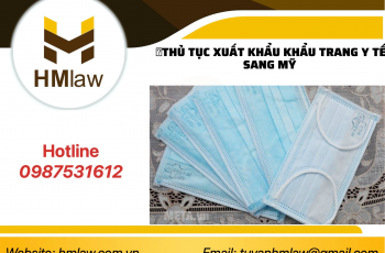 [THỦ TỤC XUẤT KHẨU KHẨU TRANG Y TẾ SANG MỸ]