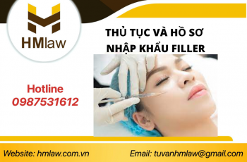 THỦ TỤC VÀ HỒ SƠ NHẬP KHẨU FILLER