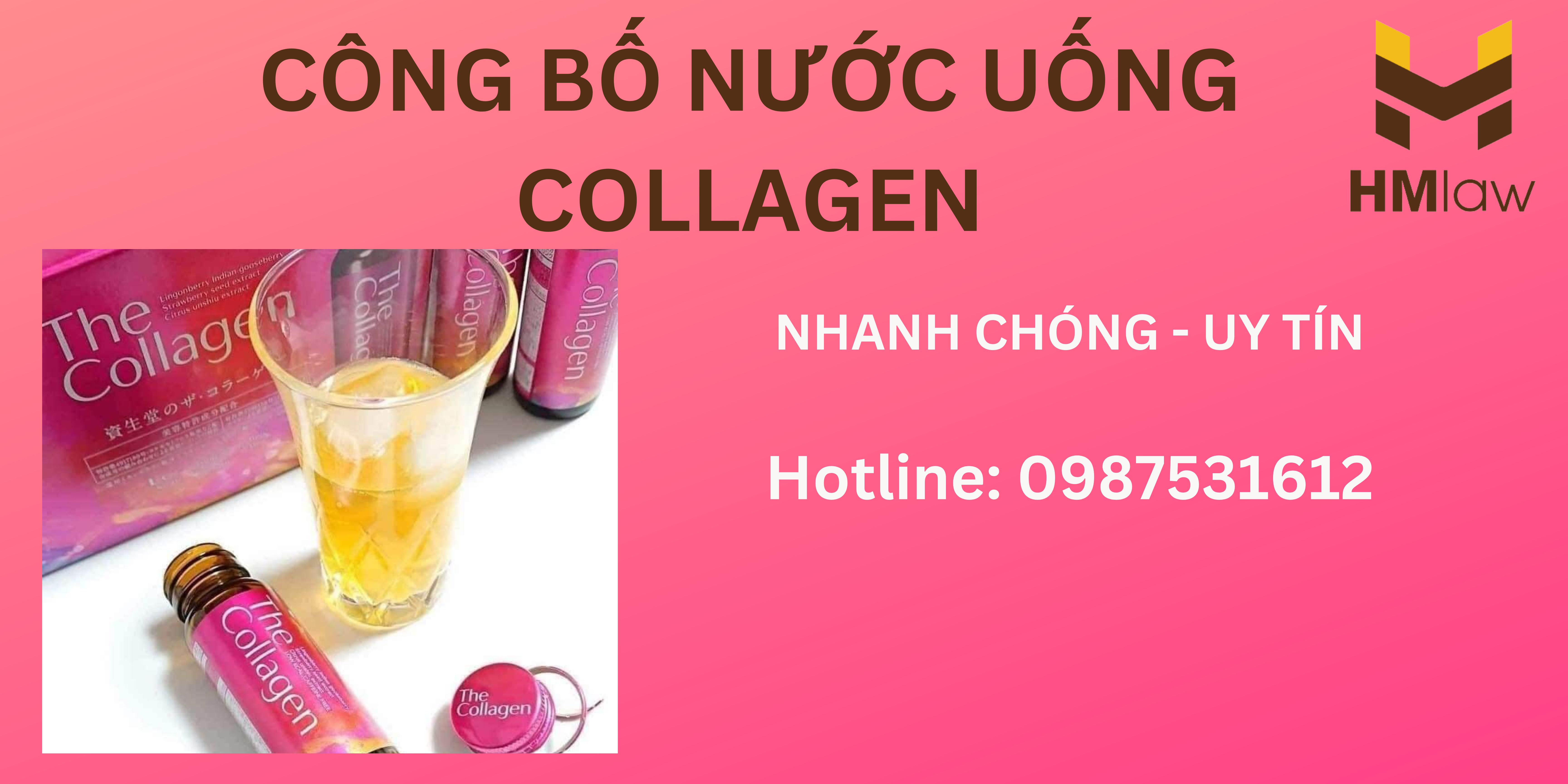 CÔNG BỐ NƯỚC UỐNG COLLAGEN