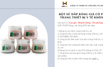 BỘT SỨ ĐẮP RĂNG GIẢ CÓ PHẢI TRANG THIẾT BỊ Y TẾ KHÔNG?