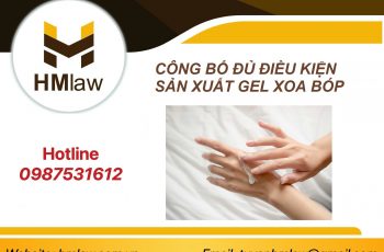 CƠ SỞ SẢN XUẤT GEL XOA BÓP CẦN LÀM THỦ TỤC GÌ?