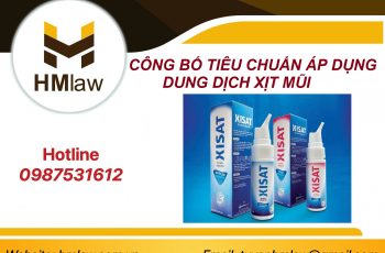 ĐỂ LƯU HÀNH DUNG DỊCH XỊT MŨI TRÊN THỊ TRƯỜNG CẦN LÀM THỦ TỤC GÌ?