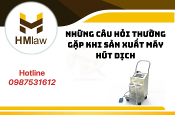 NHỮNG VƯỚNG MẮC KHI SẢN XUẤT MÁY HÚT DỊCH