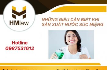 NHỮNG ĐIỀU CẦN BIẾT KHI SẢN XUẤT NƯỚC SÚC MIỆNG