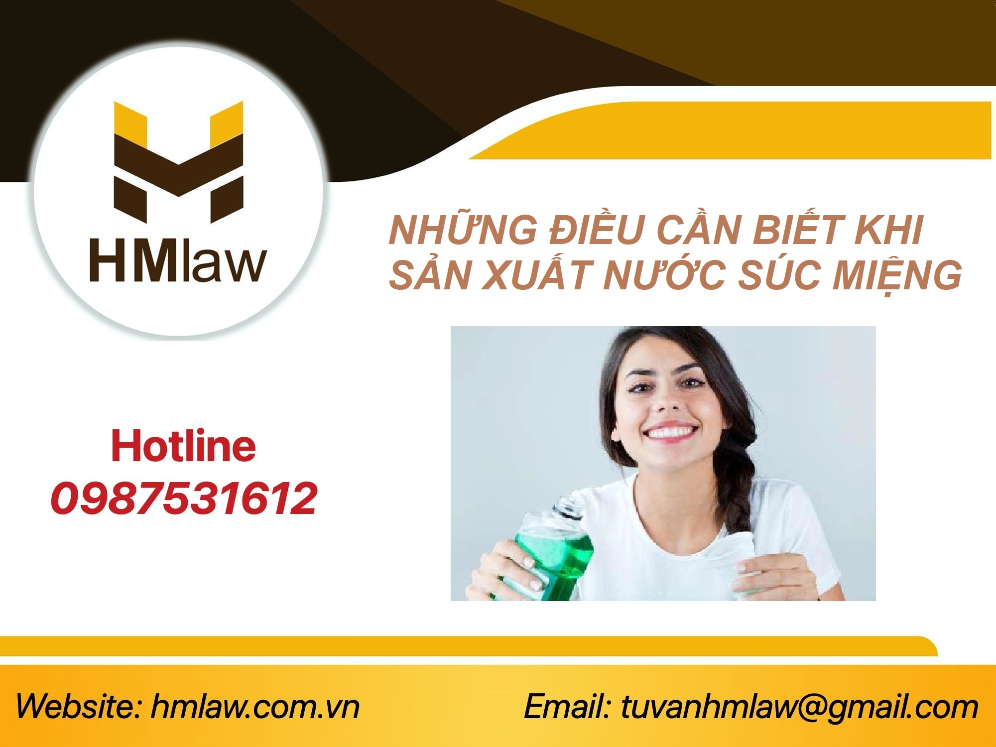 THỦ TỤC CÔNG BỐ ĐỦ ĐIỀU KIỆN SẢN XUẤT NƯỚC SÚC MIỆNG