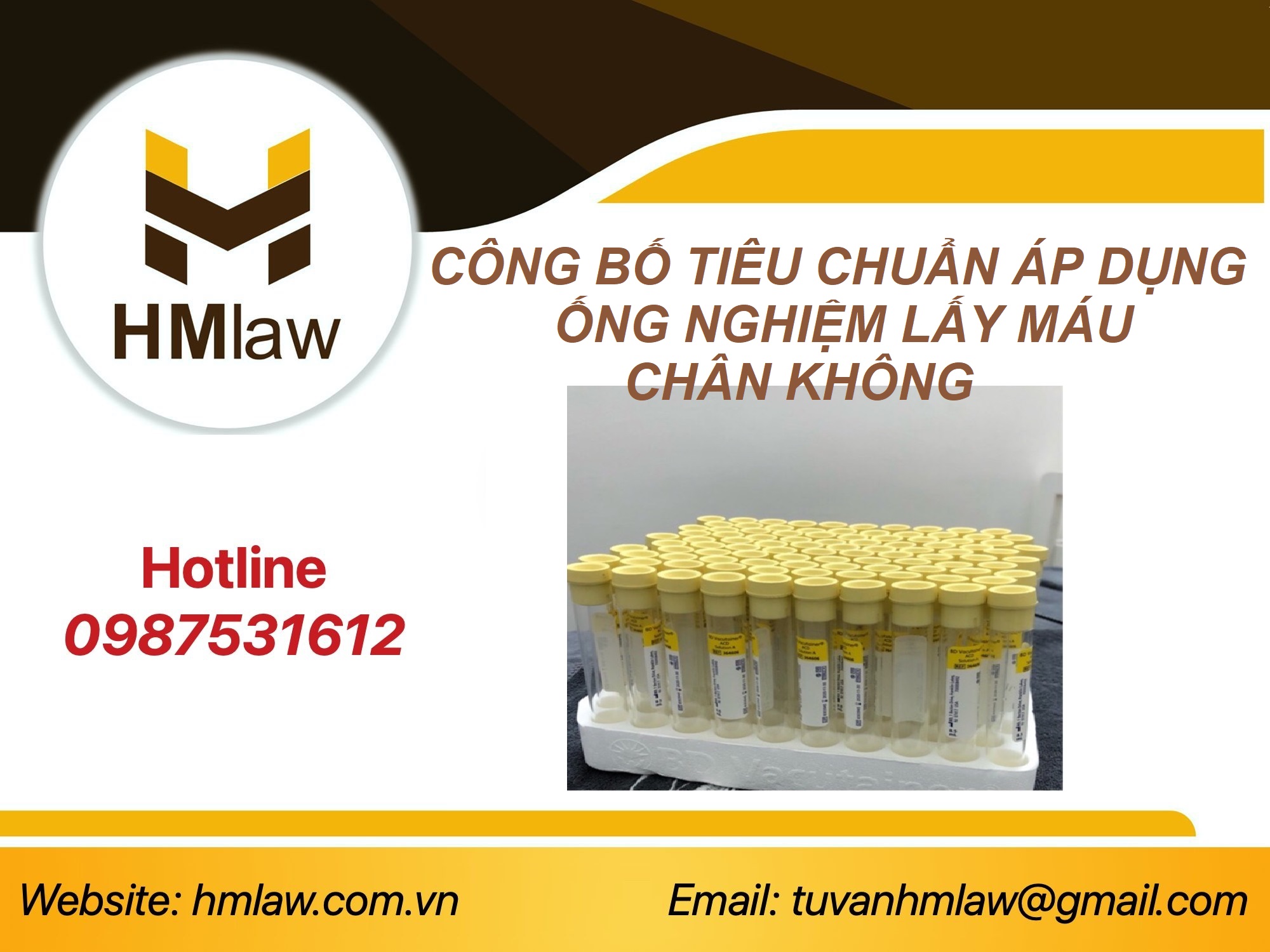 Thủ tục nhập khẩu ống nghiệm lấy máu chân không