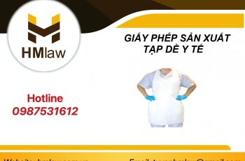 GIẤY PHÉP SẢN XUẤT TẠP DỀ Y TẾ