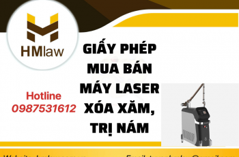 ĐIỀU KIỆN MUA BÁN MÁY LASER XÓA XĂM, TRỊ NÁM