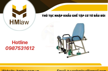 THỦ TỤC NHẬP KHẨU GHẾ TẬP CƠ TỨ ĐẦU ĐÙI