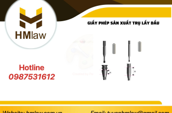 GIẤY PHÉP SẢN XUẤT TRỤ LẤY DẤU