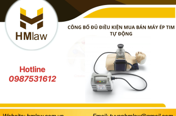 CÔNG BỐ ĐỦ ĐIỀU KIỆN MUA BÁN MÁY ÉP TIM TỰ ĐỘNG