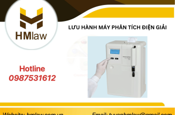 LƯU HÀNH MÁY PHÂN TÍCH ĐIỆN GIẢI