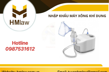 NHẬP KHẨU MÁY XÔNG KHÍ DUNG