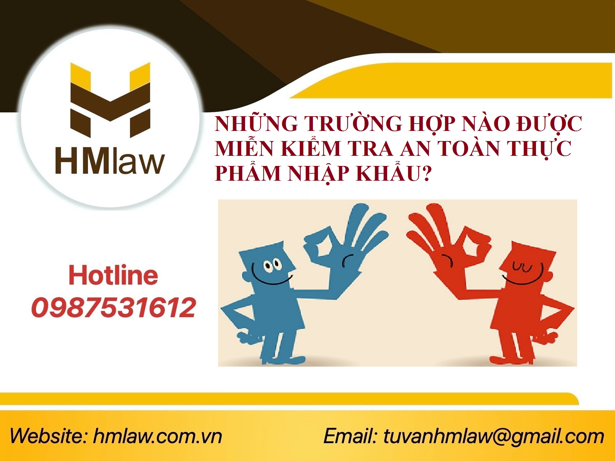 MIỄN KIỂM TRA AN TOÀN THỰC PHẨM