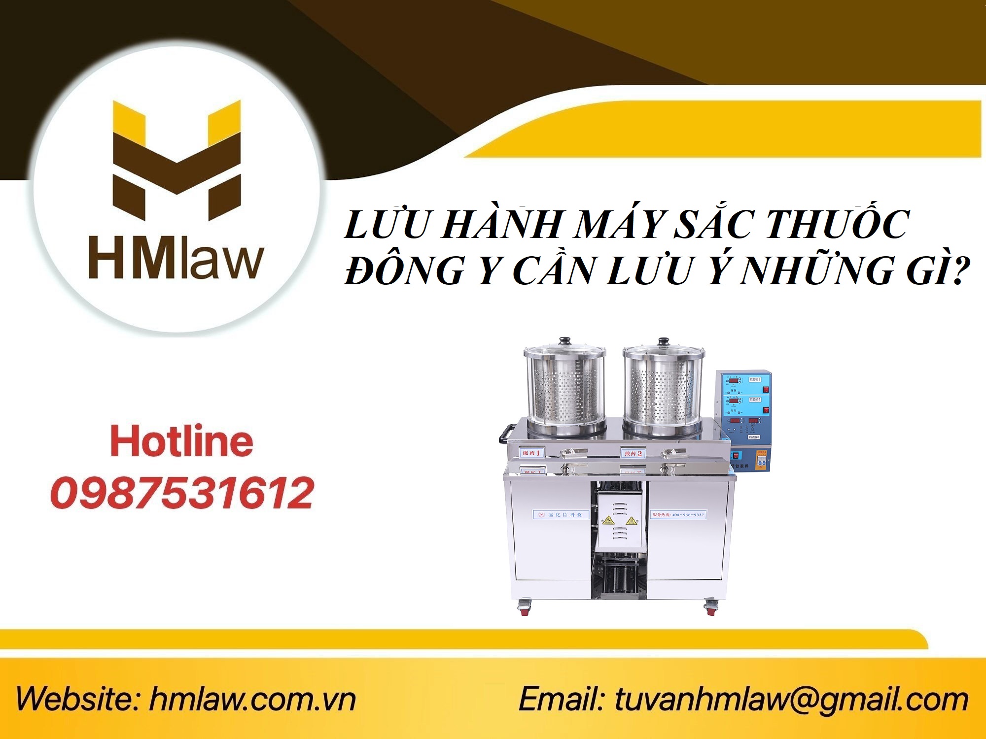 LƯU HÀNH MÁY SẮC THUỐC ĐÔNG Y CẦN LƯU Ý NHỮNG GÌ?