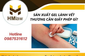 SẢN XUẤT GEL LÀNH VẾT THƯƠNG CẦN GIẤY PHÉP GÌ?