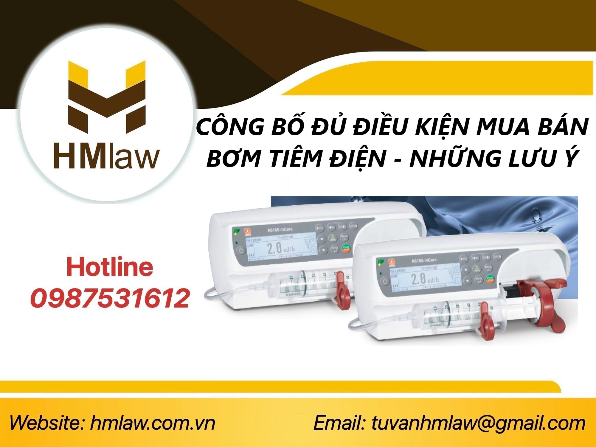 CÔNG BỐ ĐỦ ĐIỀU KIỆN MUA BÁN BƠM TIÊM ĐIỆN