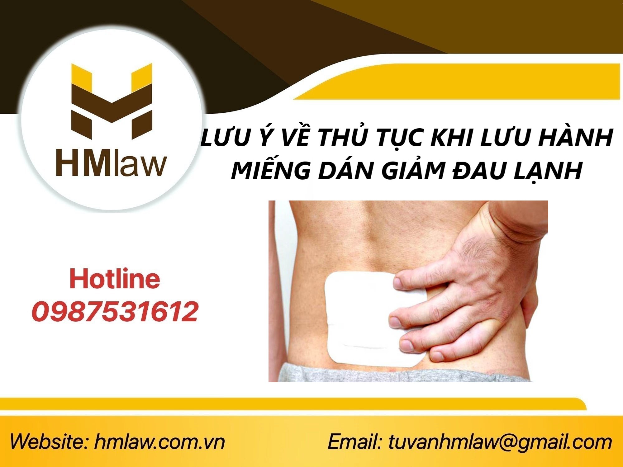 CÔNG BỐ TIÊU CHUẨN ÁP DỤNG MIẾNG DÁN GIẢM ĐAU