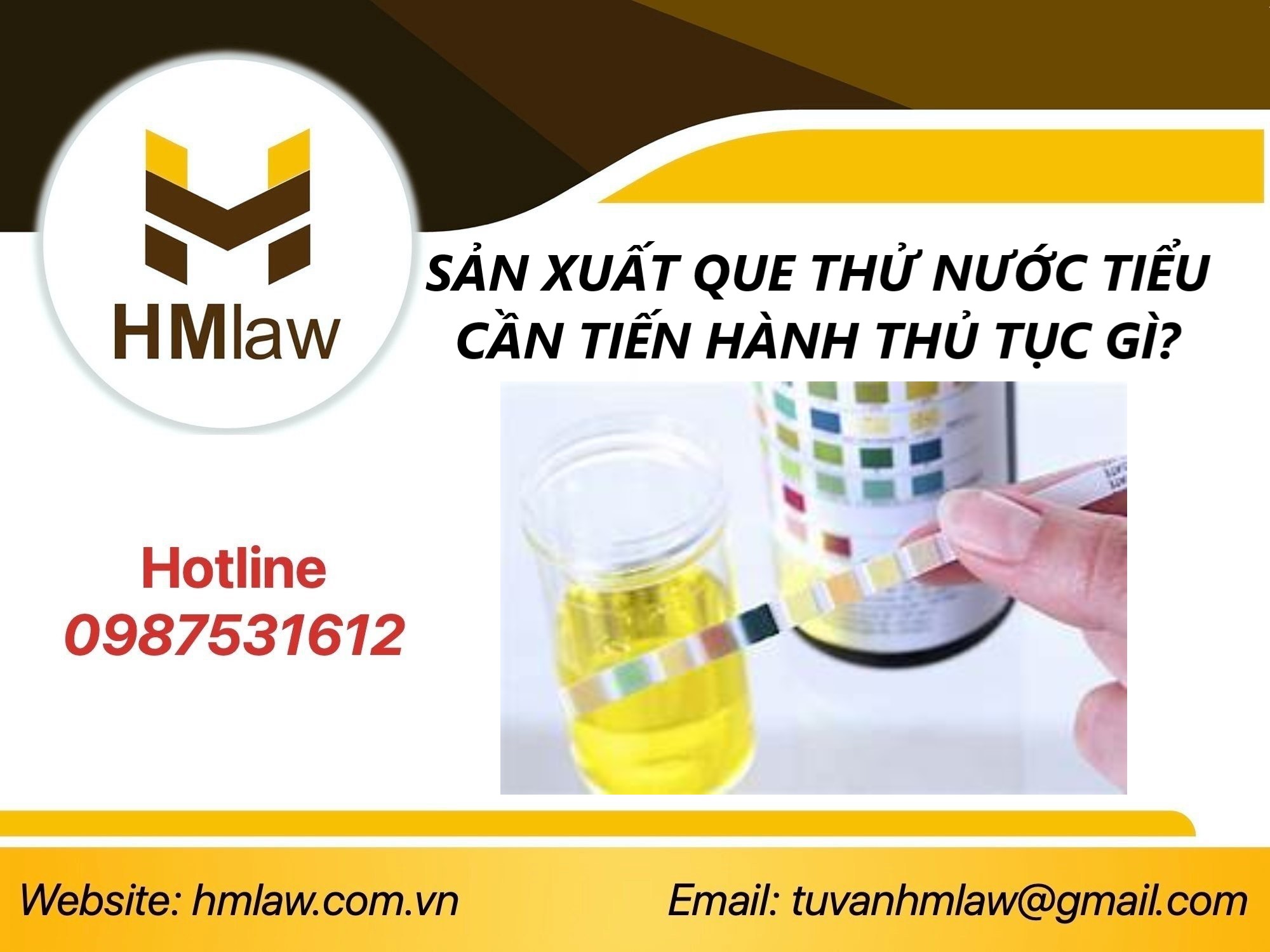 CÔNG BỐ ĐỦ ĐIỀU KIỆN SẢN XUẤT QUE THỬ NƯỚC TIỂU