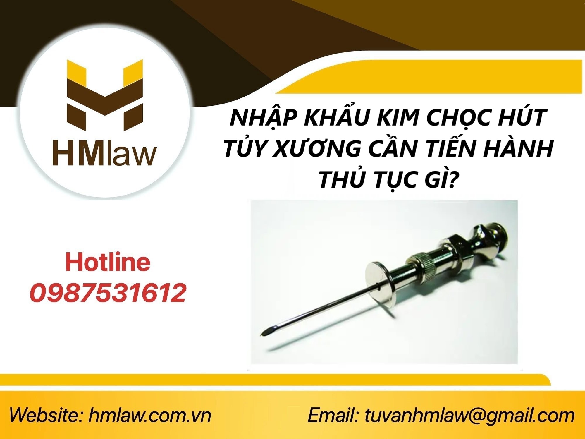 CÔNG BỐ TIÊU CHUẨN ÁP DỤNG KIM CHỌC HÚT TỦY XƯƠNG 