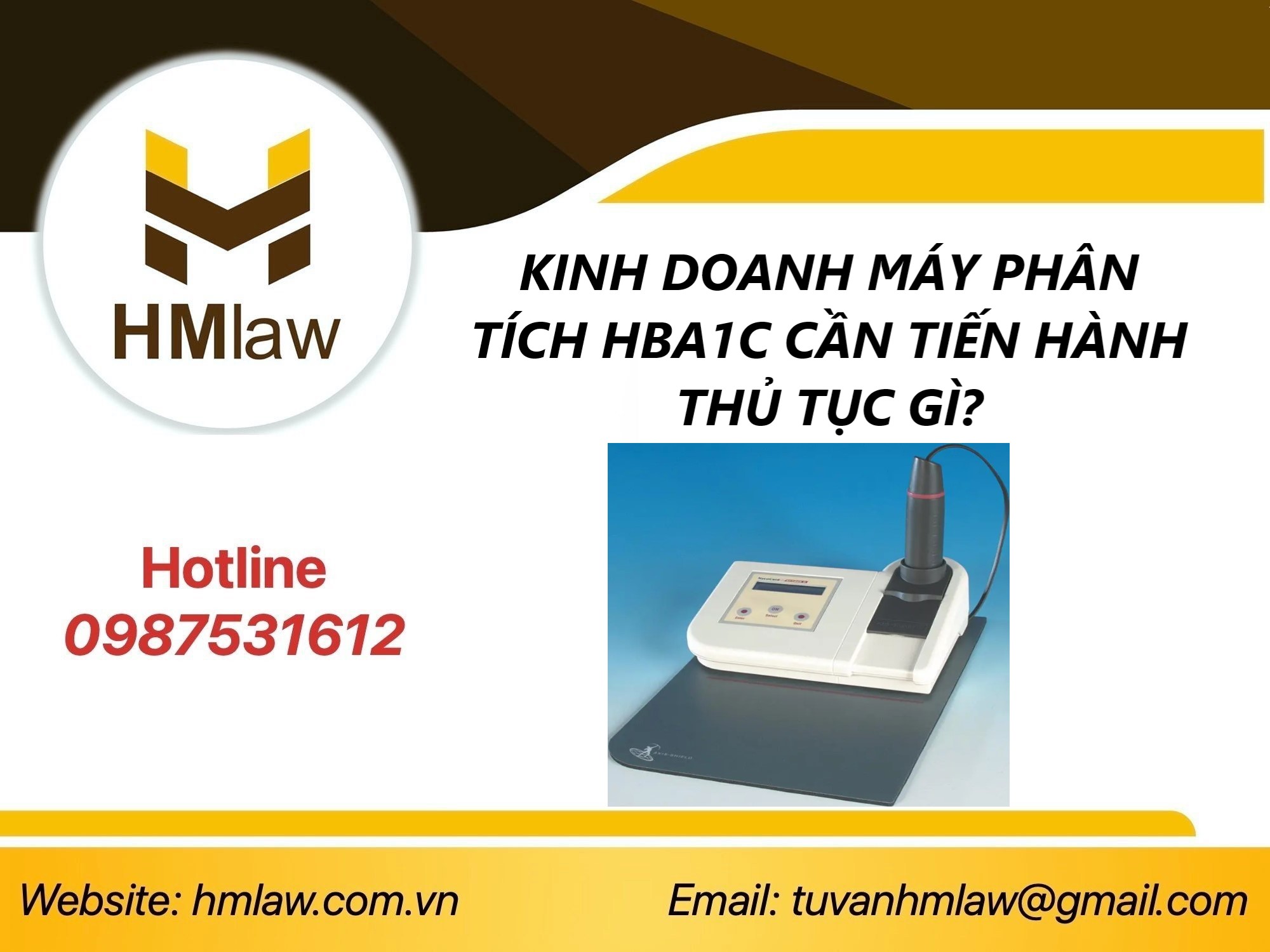 CÔNG BỐ ĐỦ ĐIỀU KIỆN MUA BÁN MÁY HBA1C