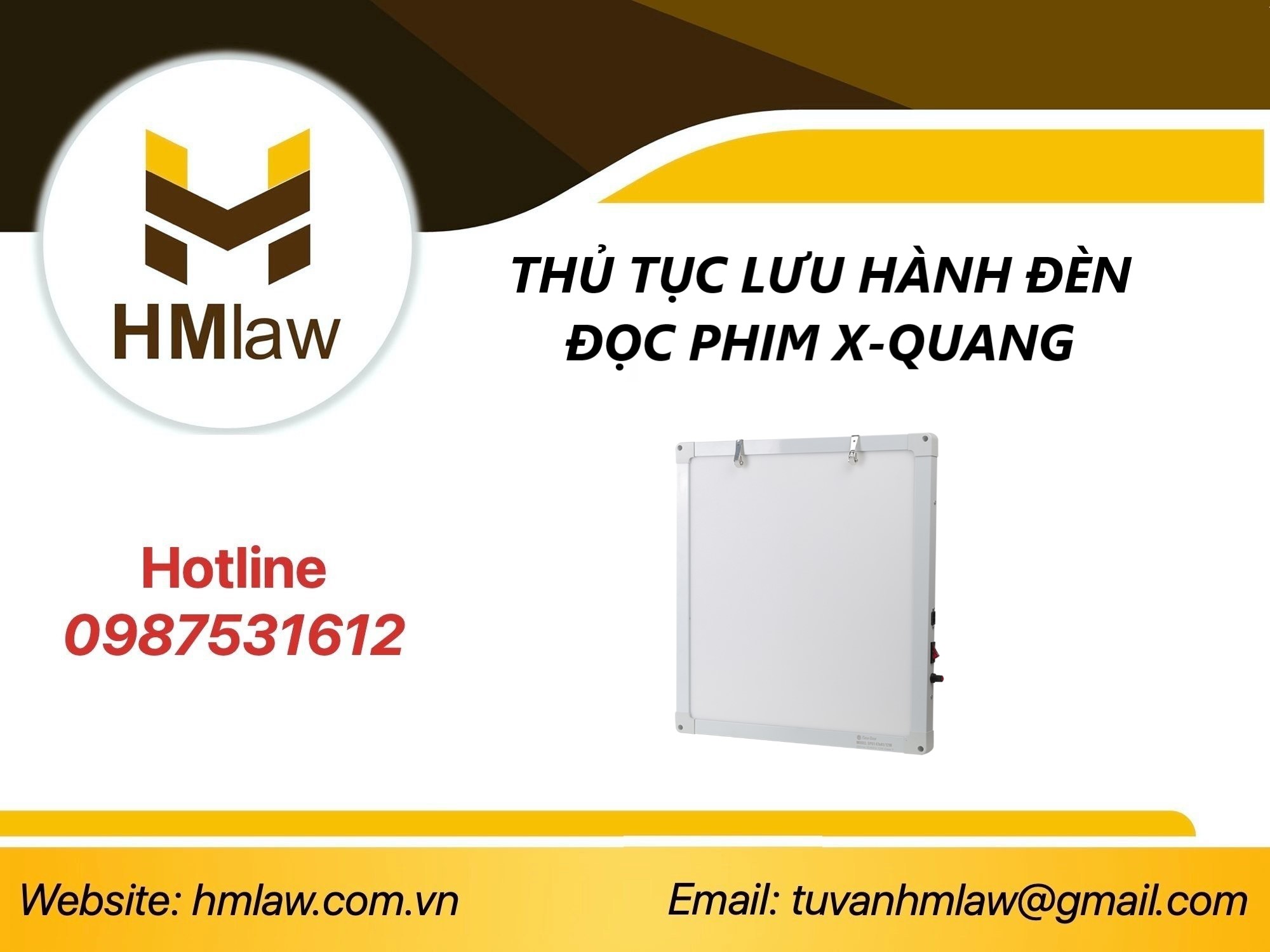 CÔNG B?TIÊU CHUẨN ÁP DỤNG ĐÈN ĐỌC PHIM X-QUANG