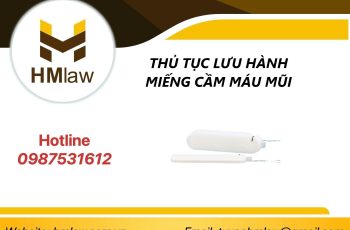 THỦ TỤC NHẬP KHẨU MIẾNG CẦM MÁU MŨI