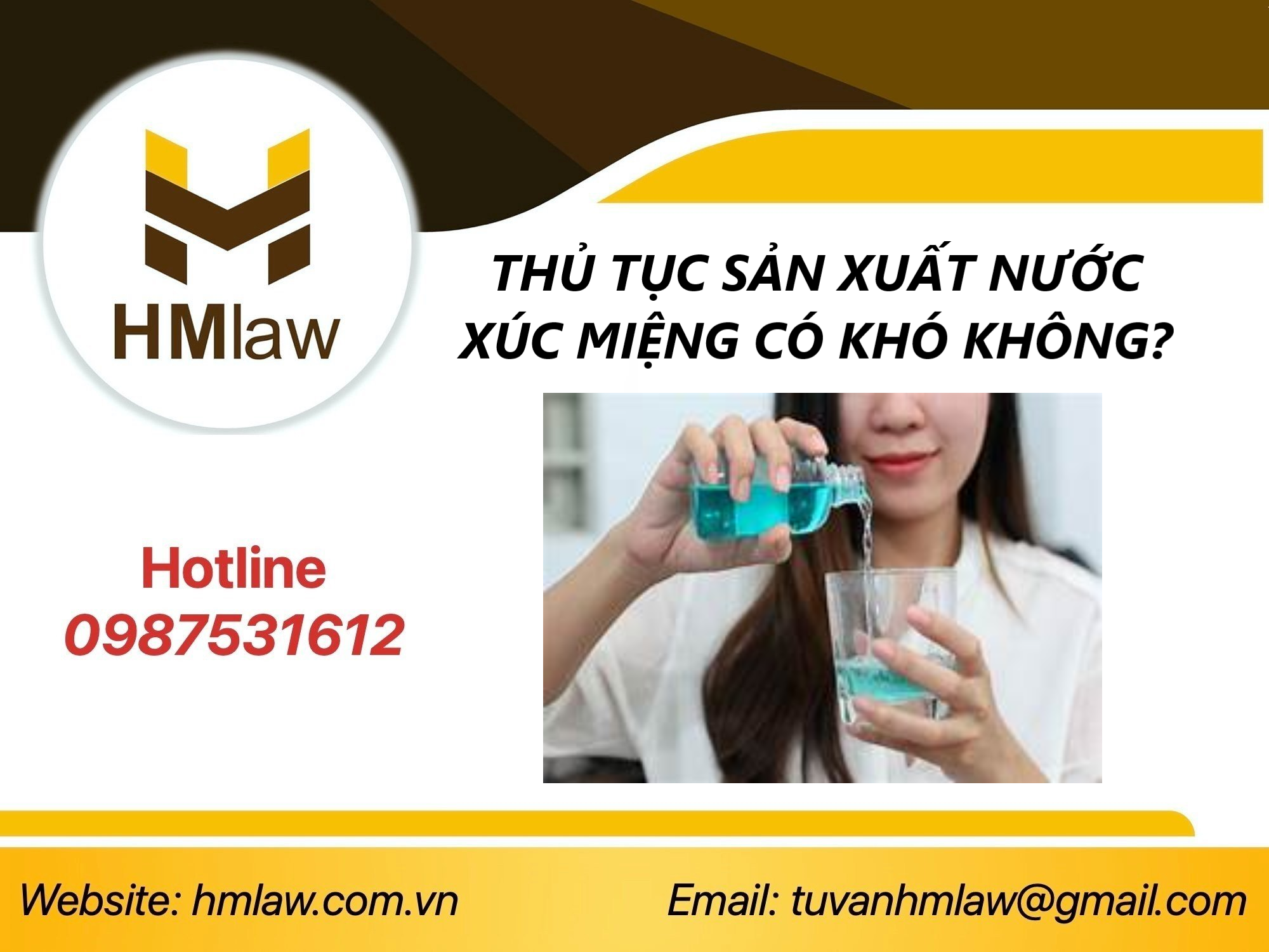 CÔNG BỐ ĐỦ ĐIỀU KIỆN SẢN XUẤT NƯỚC XÚC MIỆNG