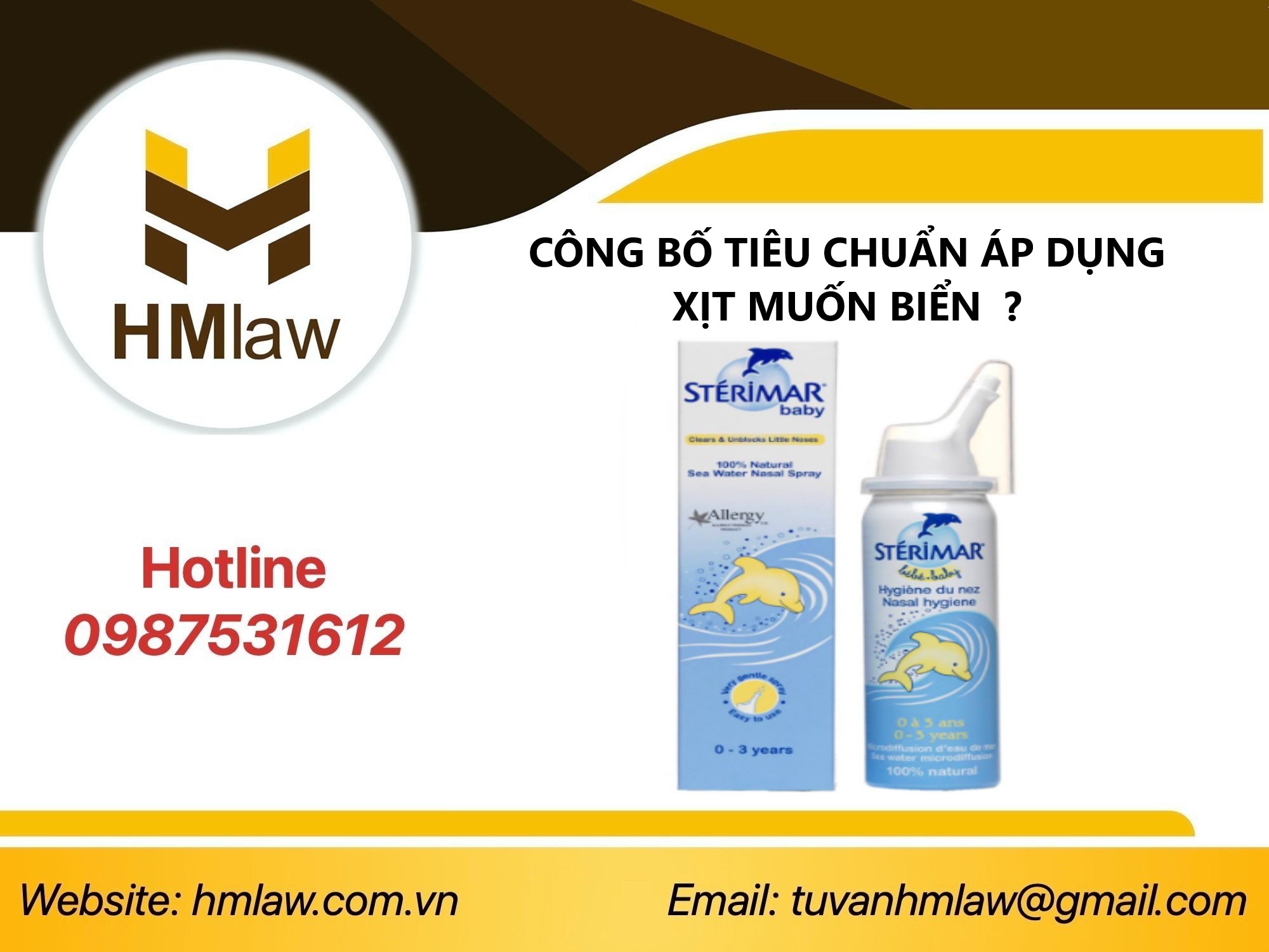 CÔNG BỐ TIÊU CHUẨN ÁP DỤNG XỊT MUỐN BIỂN ?