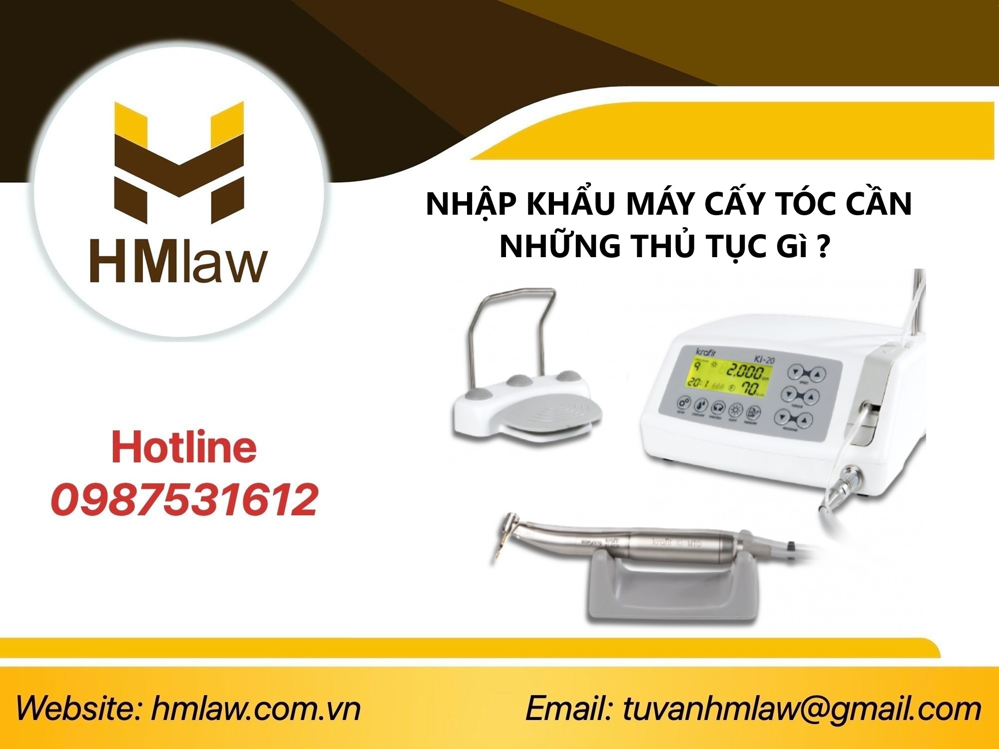  NHẬP KHẨU MÁY CẤY TÓC CẦN NHỮNG THỦ TỤC GÌ?