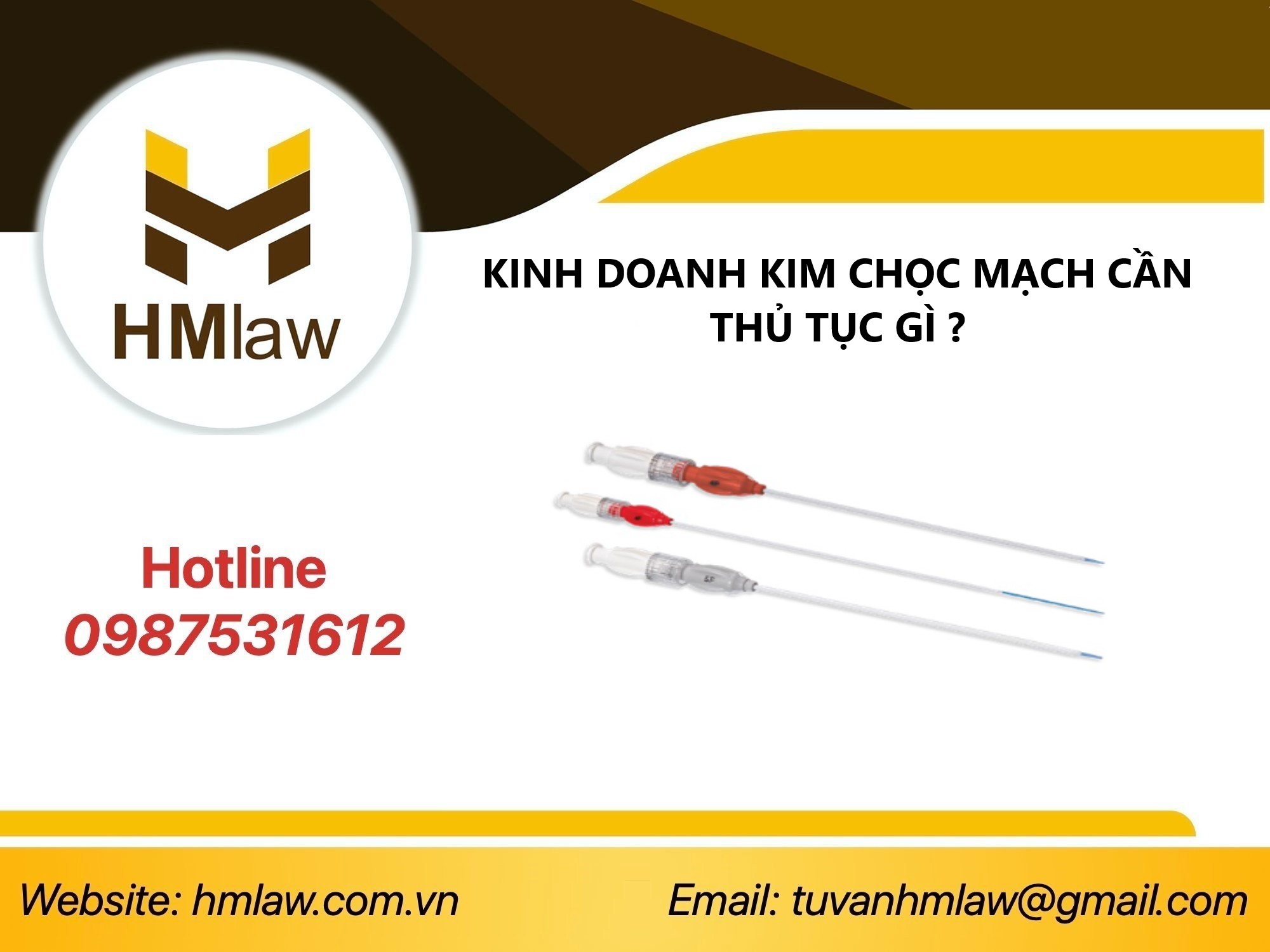 KINH DOANH KIM CHỌC MẠCH CẦN THỦ TỤC GÌ ?