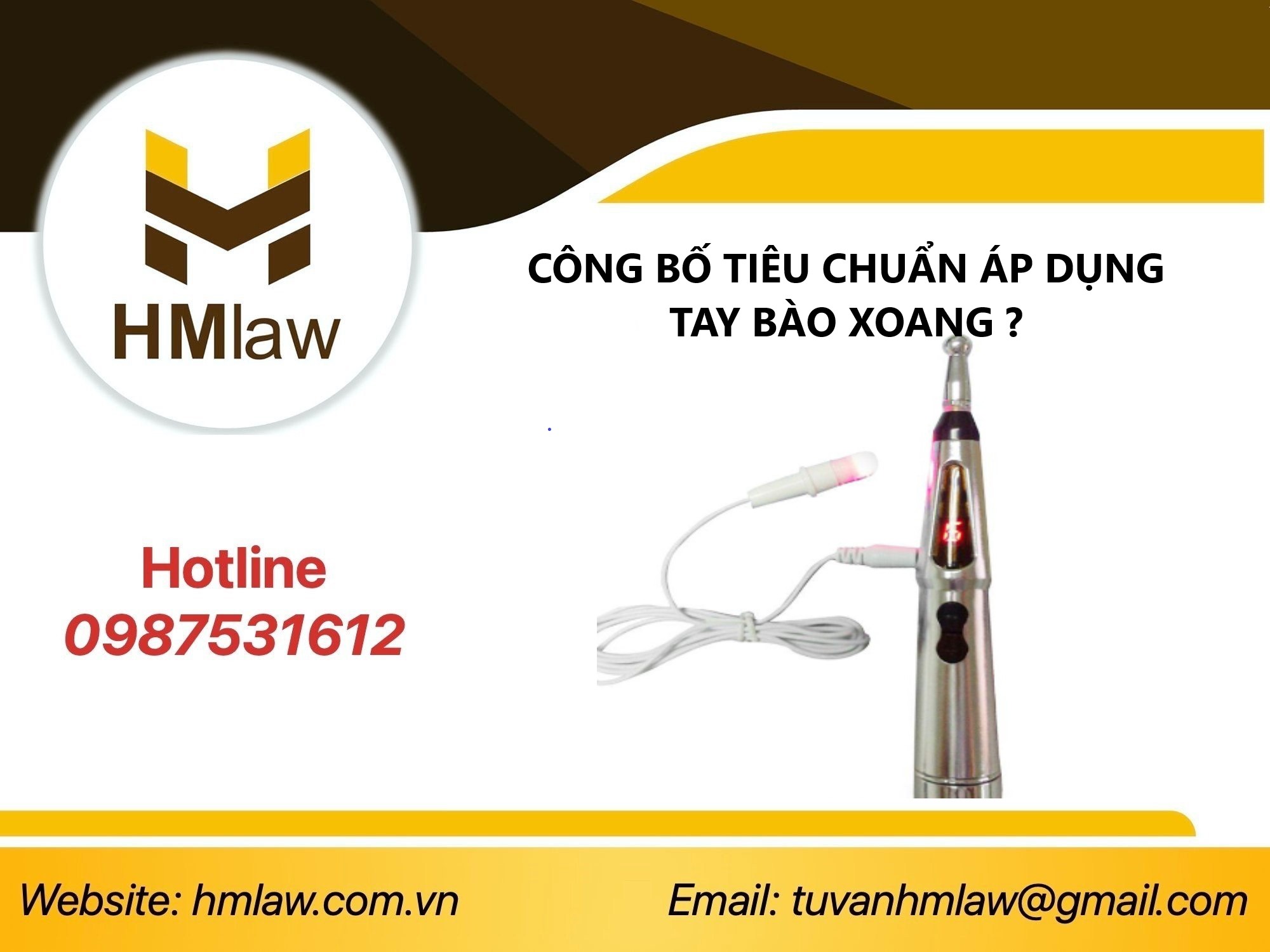 CÔNG BỐ TIÊU CHUẨN ÁP DỤNG TAY BÀO XOANG?