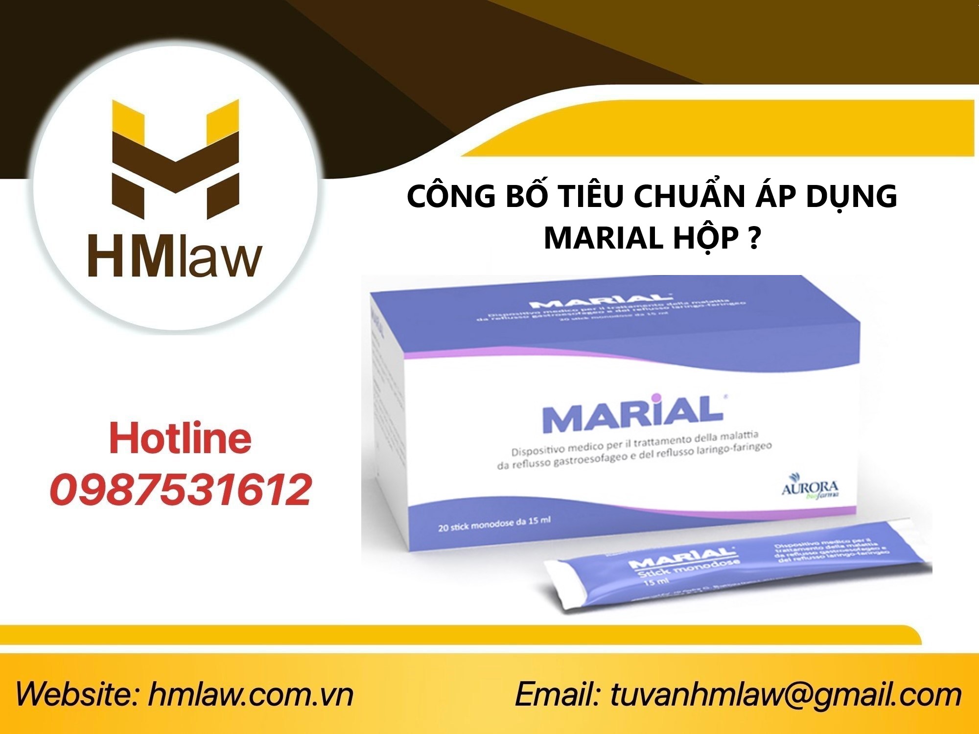 CÔNG BỐ TIÊU CHUẨN ÁP DỤNG MARIAL HỘP ?