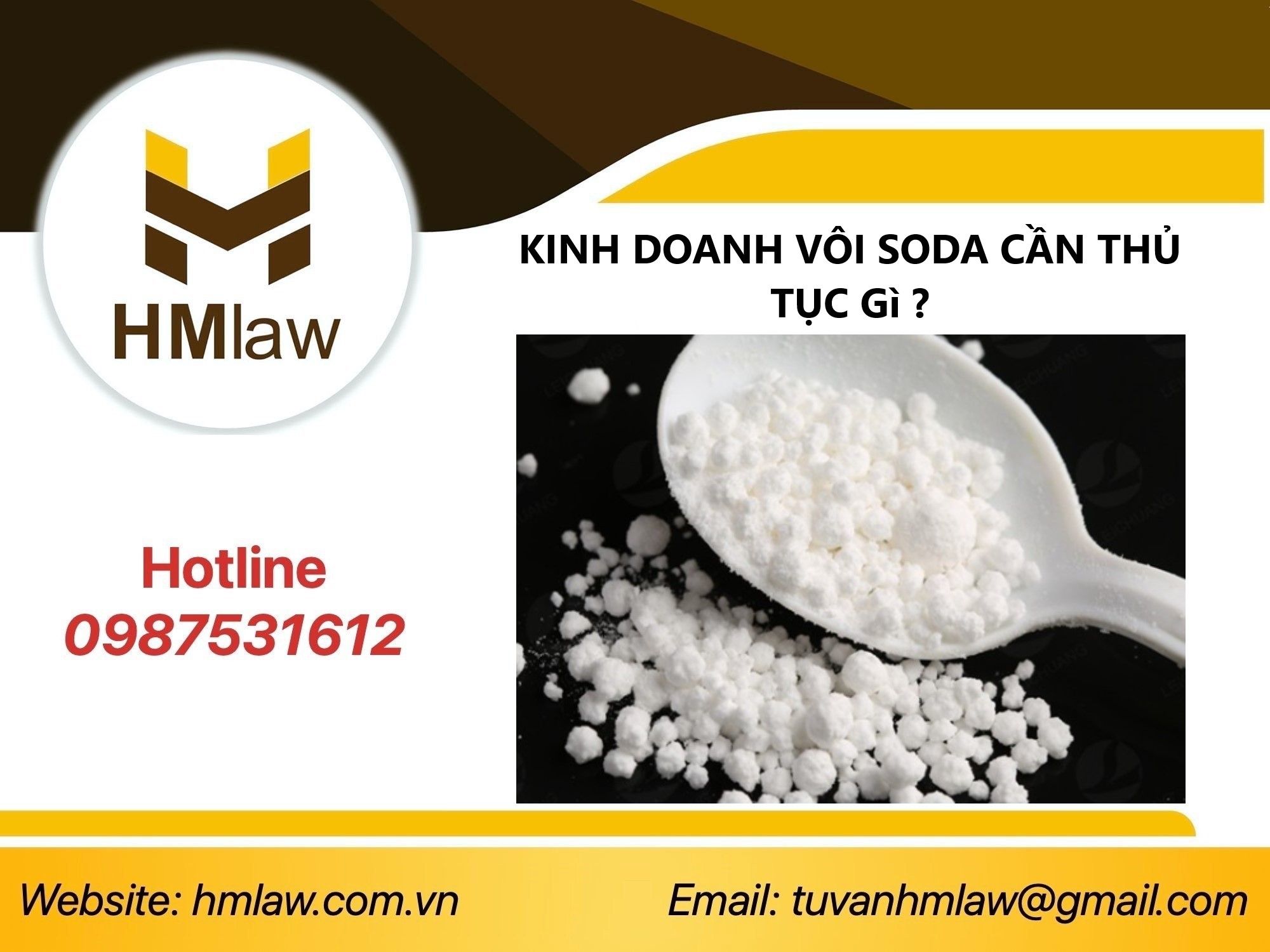 KINH DOANH VÔI SODA CẦN THỦ TỤC GÌ ?