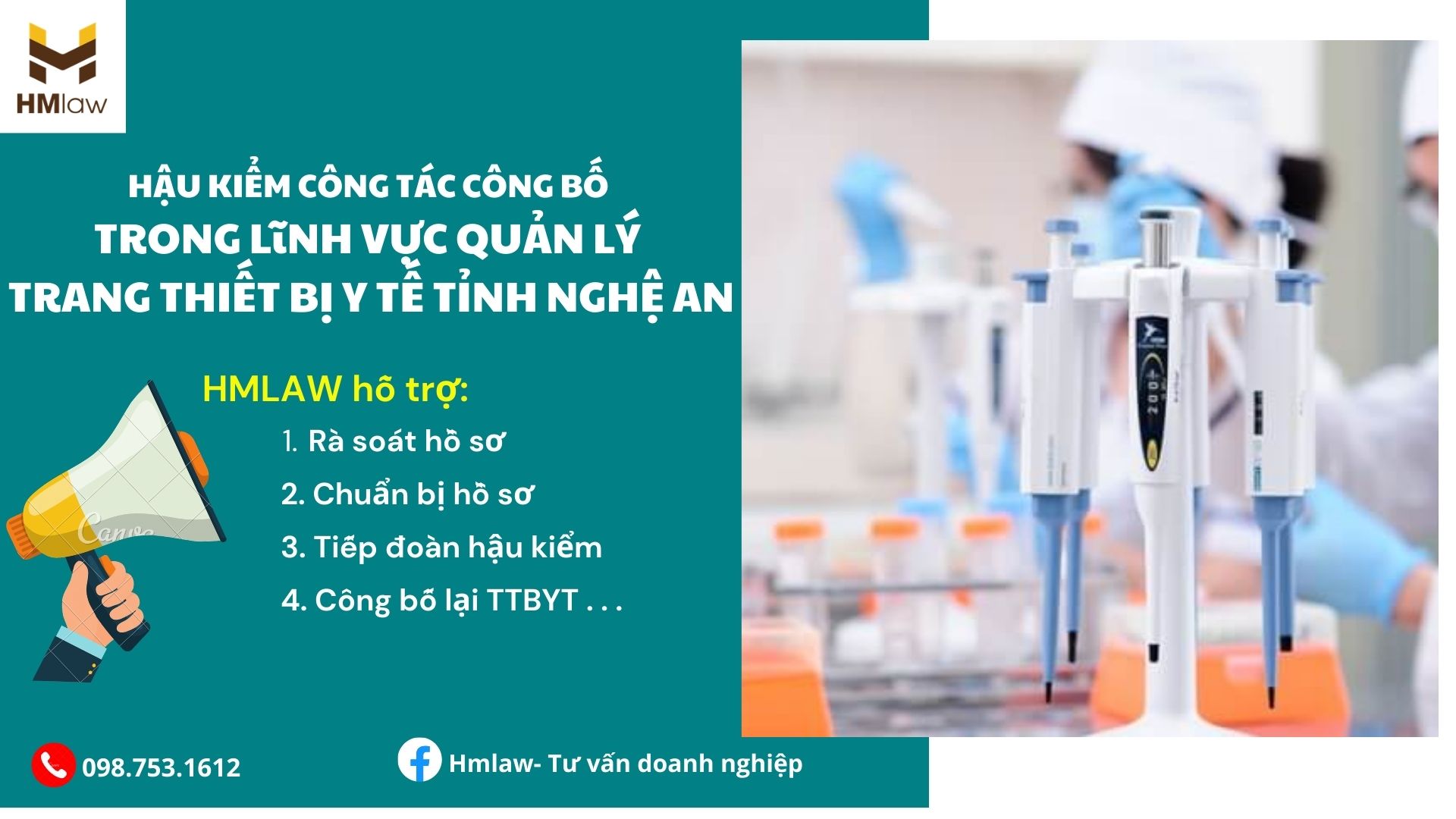 HẬU KIỂM CÔNG TÁC CÔNG BỐ TRONG LĨNH VỰC TRANG THIẾT BỊ Y TẾ TỈNH NGHỆ AN 