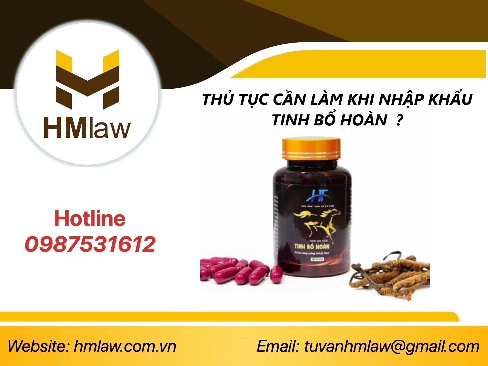 THỦ TỤC CẦN LÀM KHI NHẬP KHẨU TINH BỔ HOÀN ?