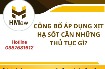 CÔNG BỐ ÁP DỤNG XỊT HẠ SỐT CẦN NHỮNG THỦ TỤC GÌ?